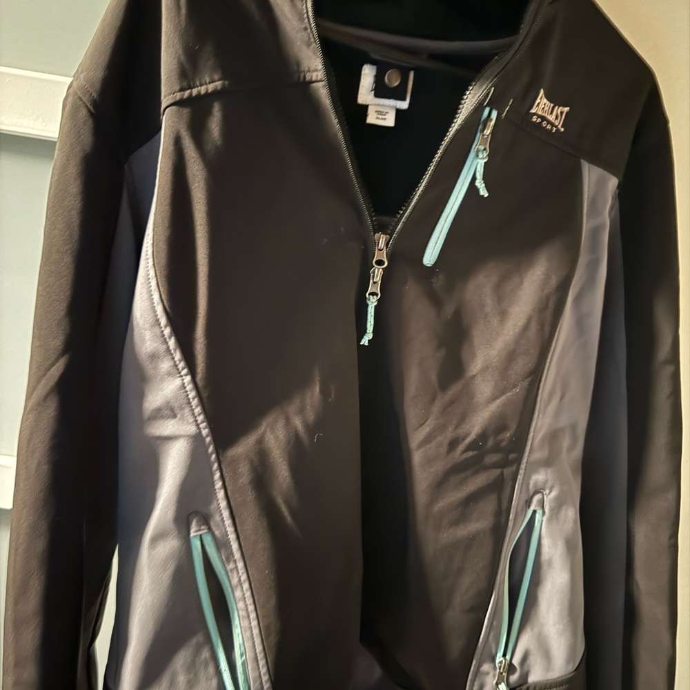 Women's Black and Gray Jacket